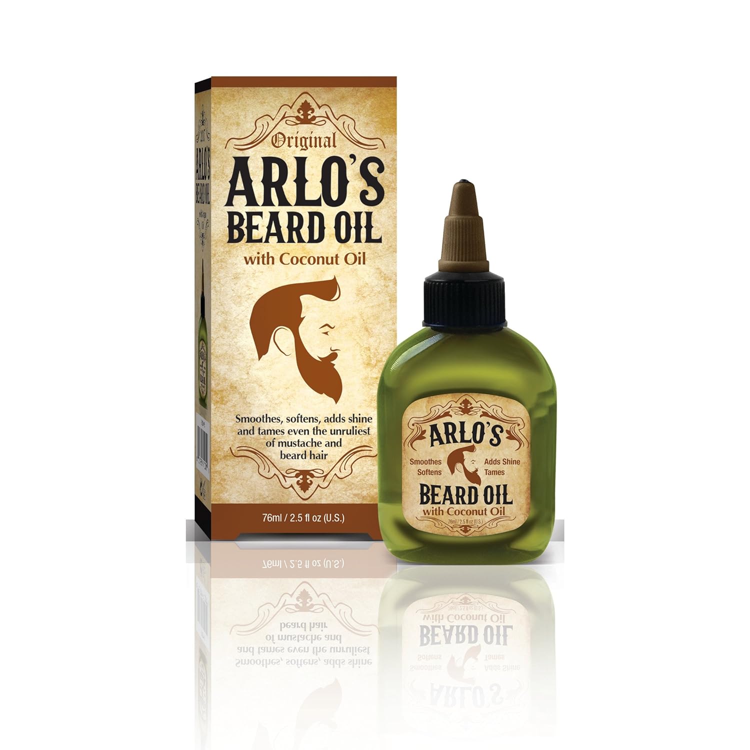 Arlo's 99% Natural Original Beard Oil, Pro-growth Growth Enhancer, 2.5 Fluid Ounce