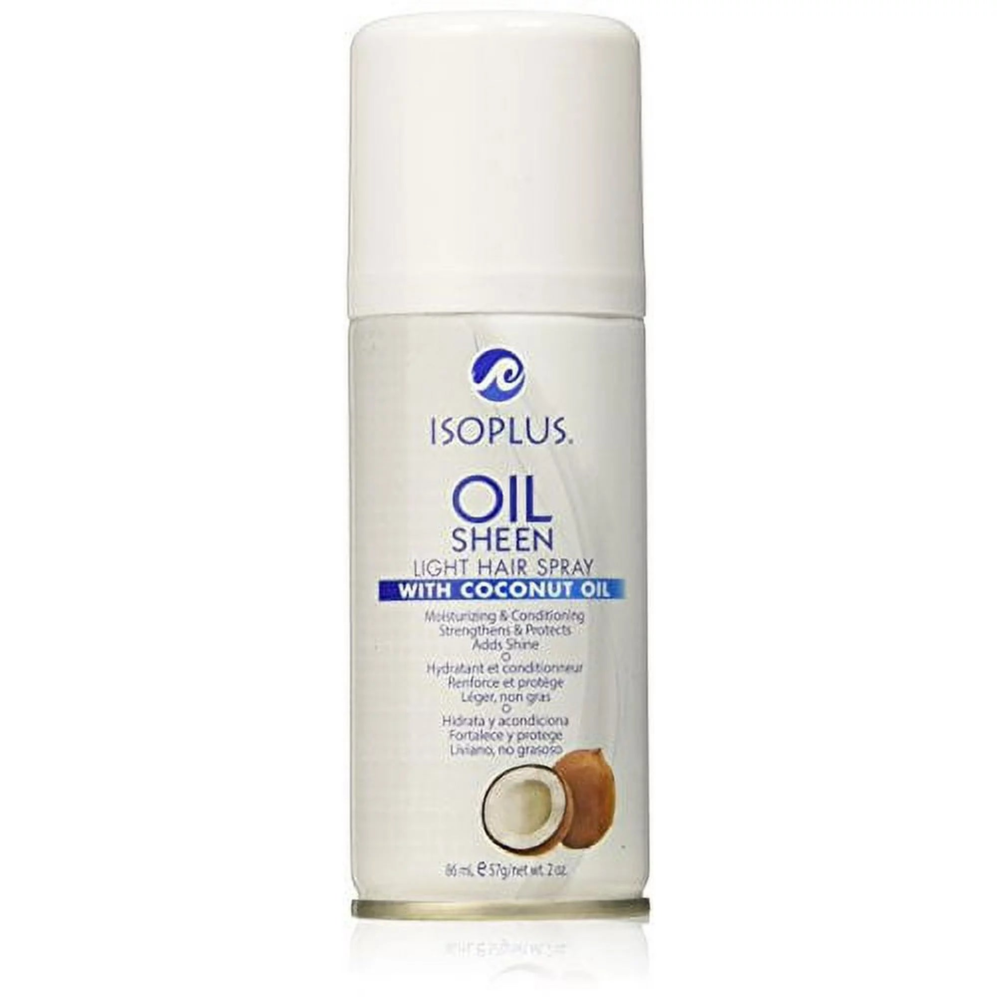 Isoplus Oil Sheen Light Hair Spray with Coconut Oil