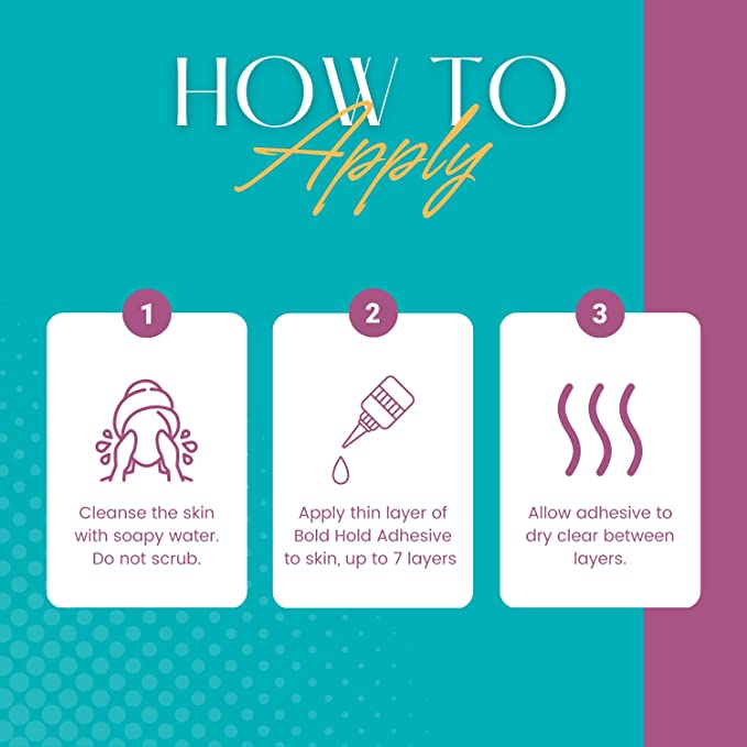 The Hair Diagram - Bold Hold Active Reloaded - Strong Hold Glue for Wigs and Hair Systems - Invisible Bonding - Formulated for Oily Skin - Non Toxic - Humidity Resistant & Waterproof - 1.3oz Find Your New Look Today!